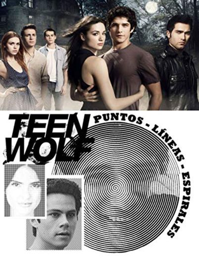 Teen Wolf Puntos Líneas Espirales: Libro para Colorear para Adultos