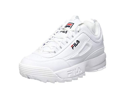 FILA 1010567 Disruptor Kids Zapatillas DE Deporte Junior Unisex White 34