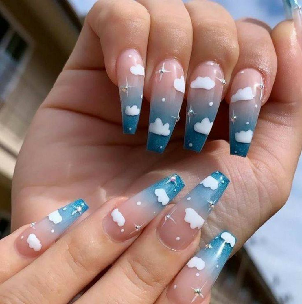 Moda Unhas de nuvem 