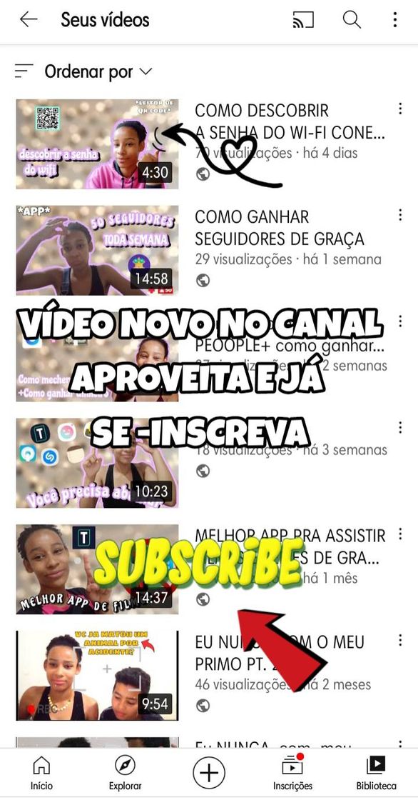 Social Video novo no canal