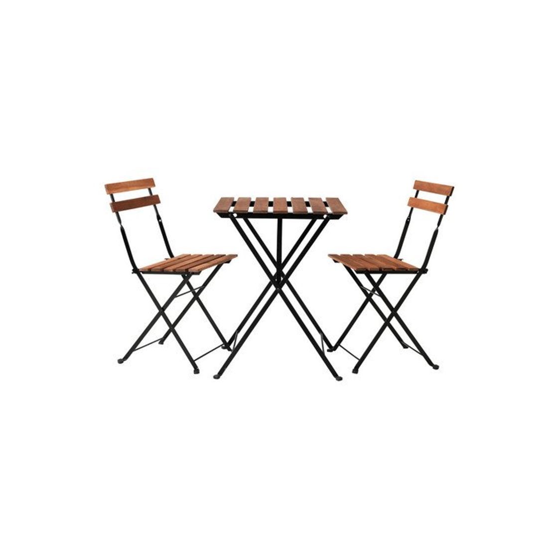 Producto Ikea - Mesa de jardín tärnö con 2 sillas Acacia Color Marrón Oscuro