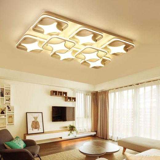 Nuevo diseño Macarons Acrílico Color LED Luces de techo para sala de
