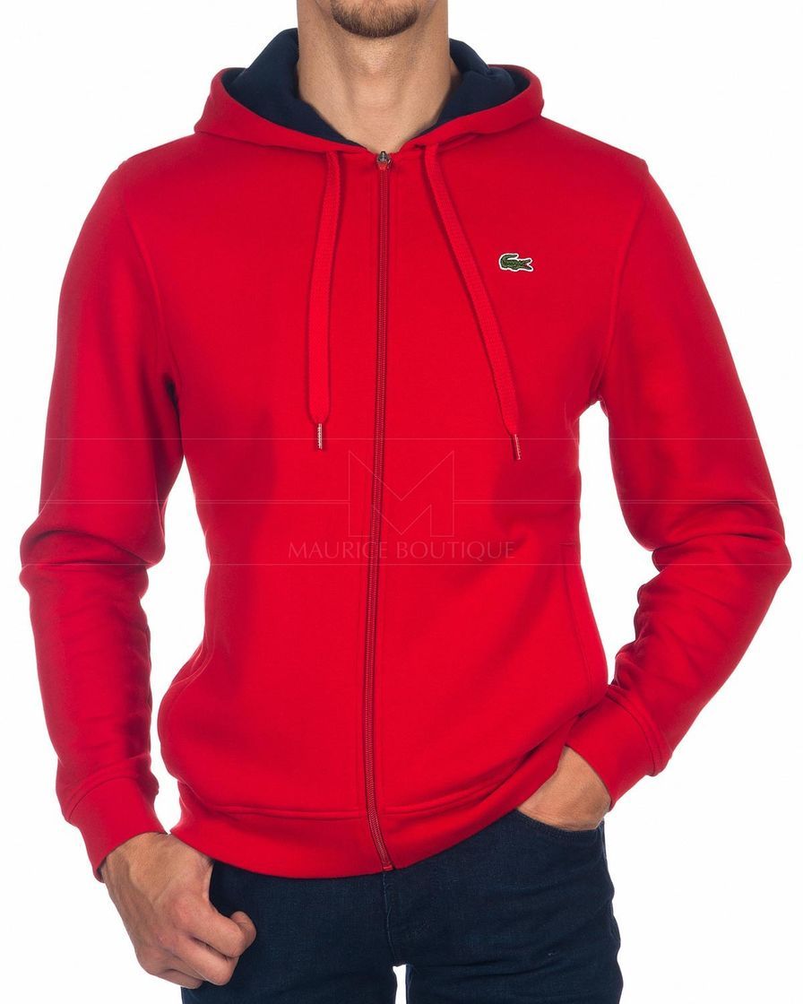 Fashion Lacoste Sh7609 Sudadera, Rojo