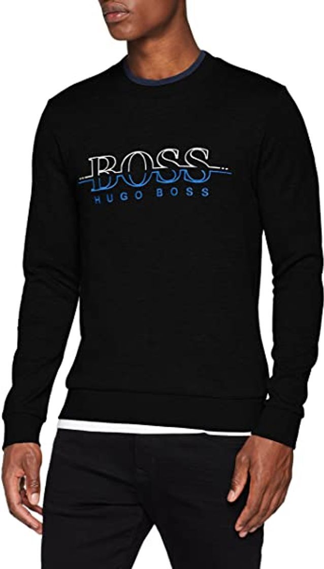 Moda BOSS Zmix Sudadera sin Capucha, Azul