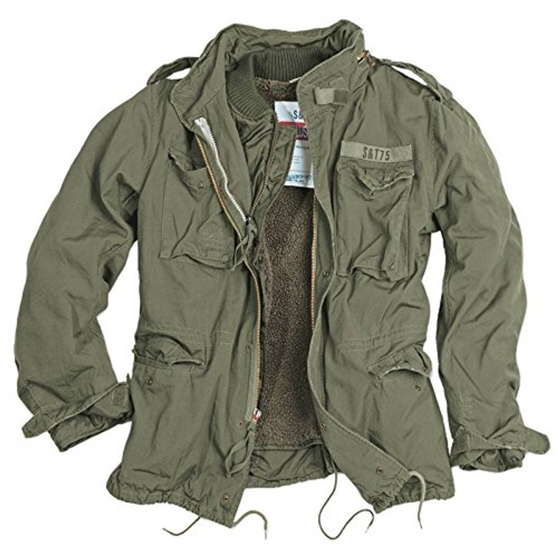 Fashion Chaqueta para hombre Delta Giant M65 Regiment verde oliva S