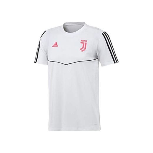 adidas 19/20 Juventus tee Camiseta de Manga Corta, Hombre, Blanco