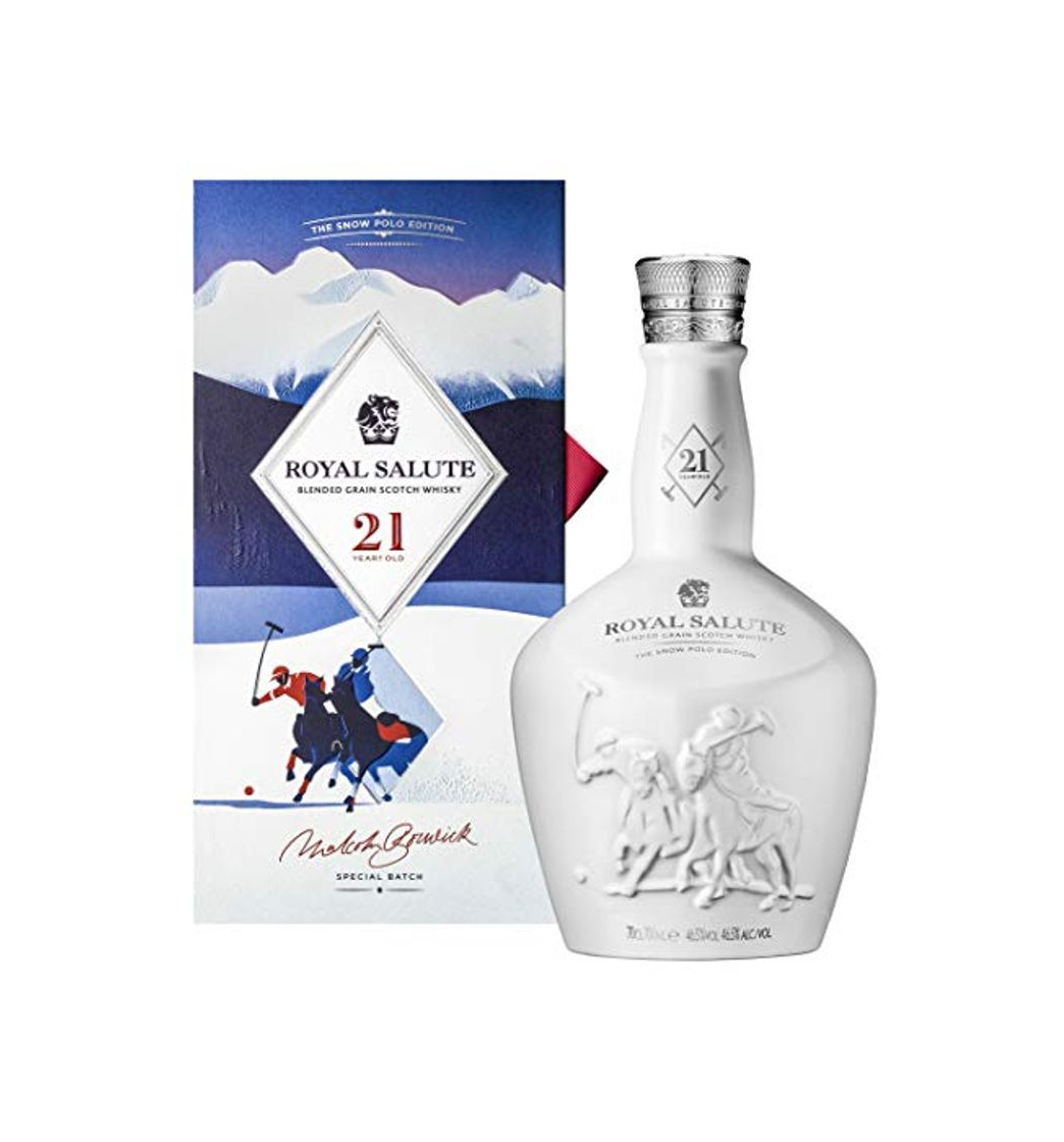 Social Royal Salute Snow Polo Edition whisky escocés de lujo