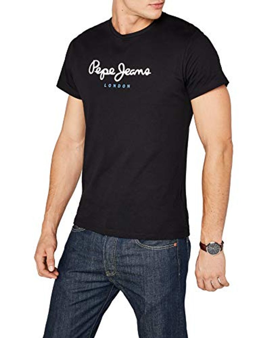 Productos Pepe Jeans Eggo, Camiseta Para Hombre, Negro