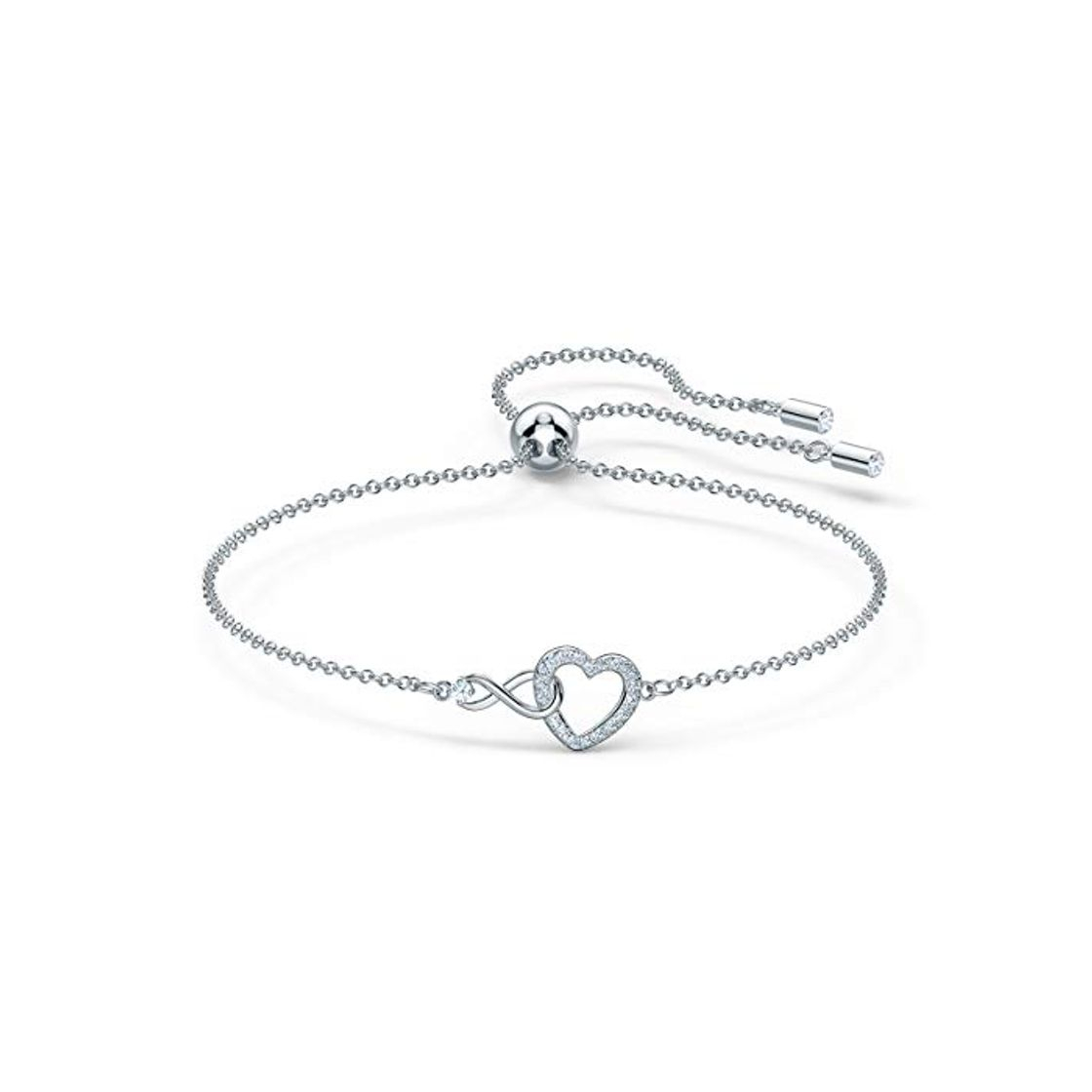 Social Swarovski Brazalete Mujer Chapado en Oro Cristal Redonda