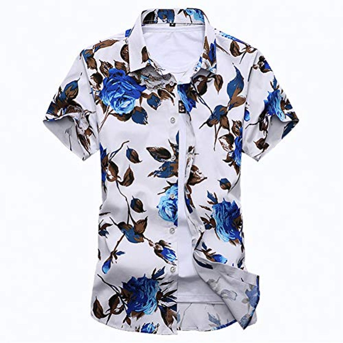 Fashion RelaxLife - Camisa de manga corta para hombre