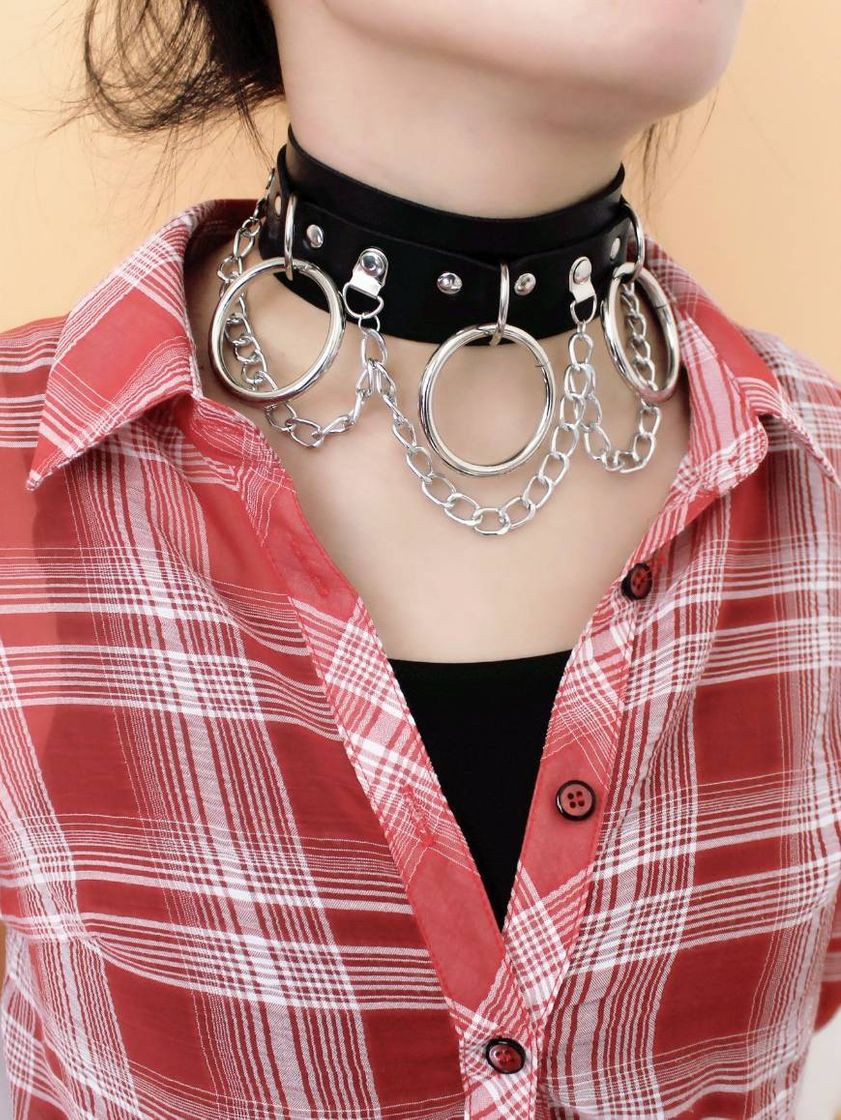 Moda Collar con cadenas