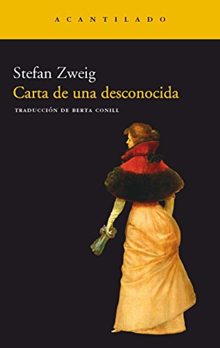 Book Carta a una desconocida