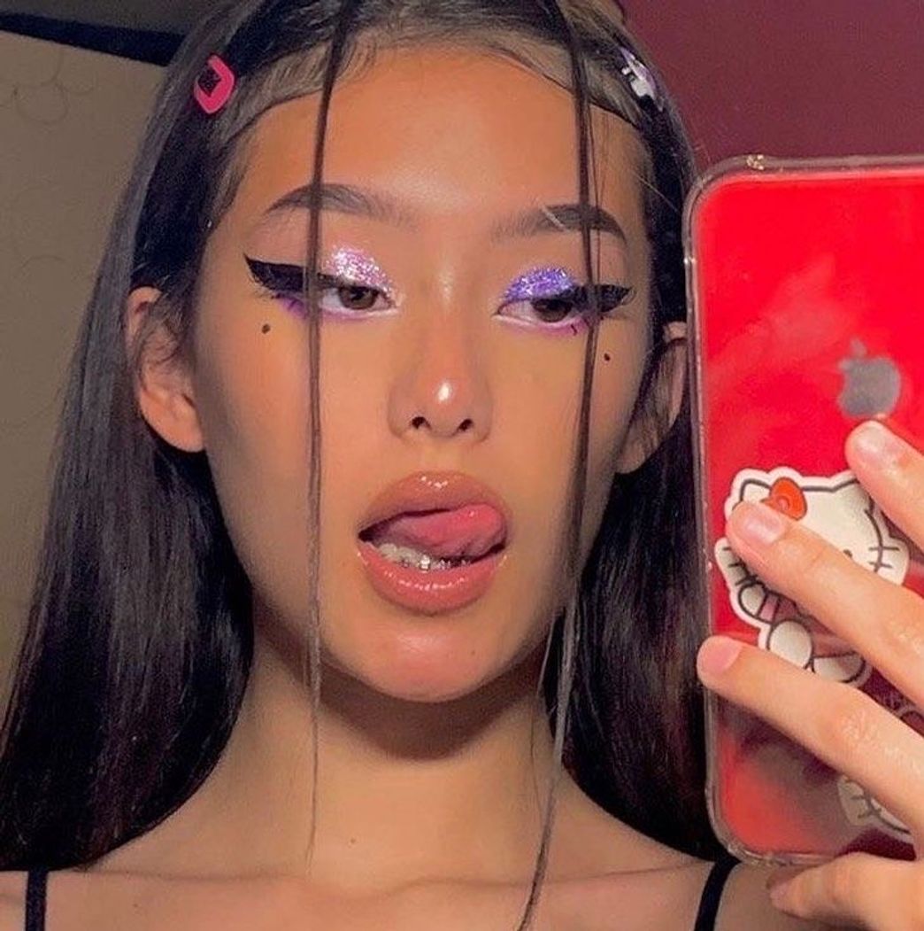 Fashion purple eye