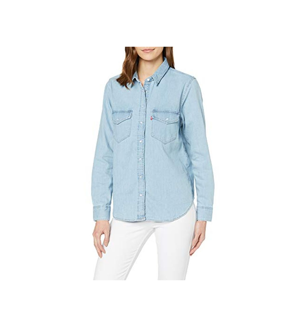 Fashion Levi's Essential Western Blusa, Azul