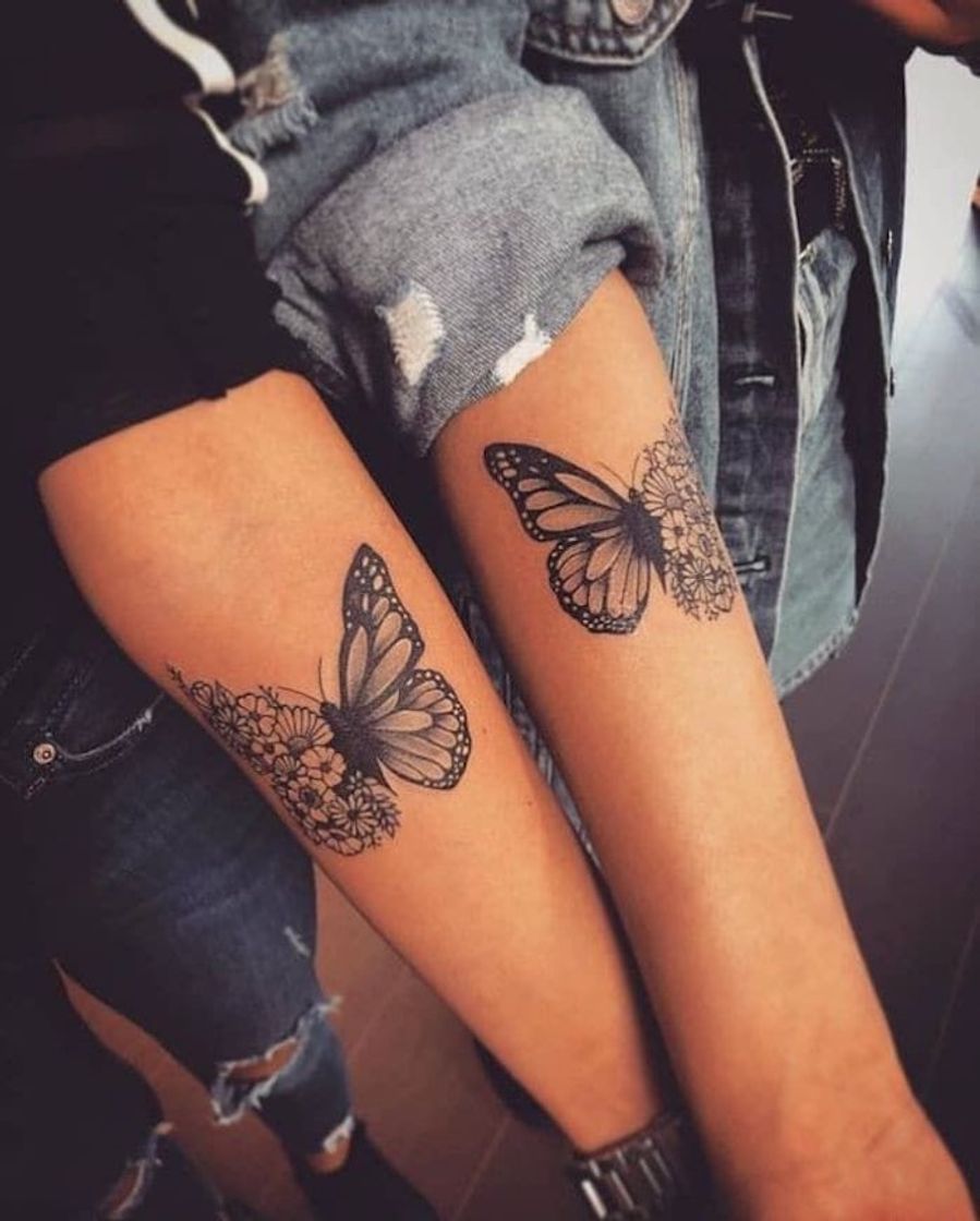 Fashion Tatuagem borboleta