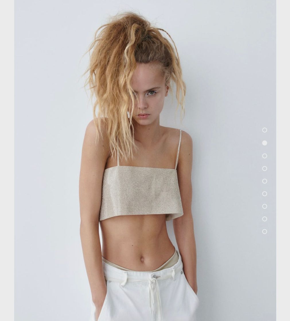 Social TOP CROP BRILLOS