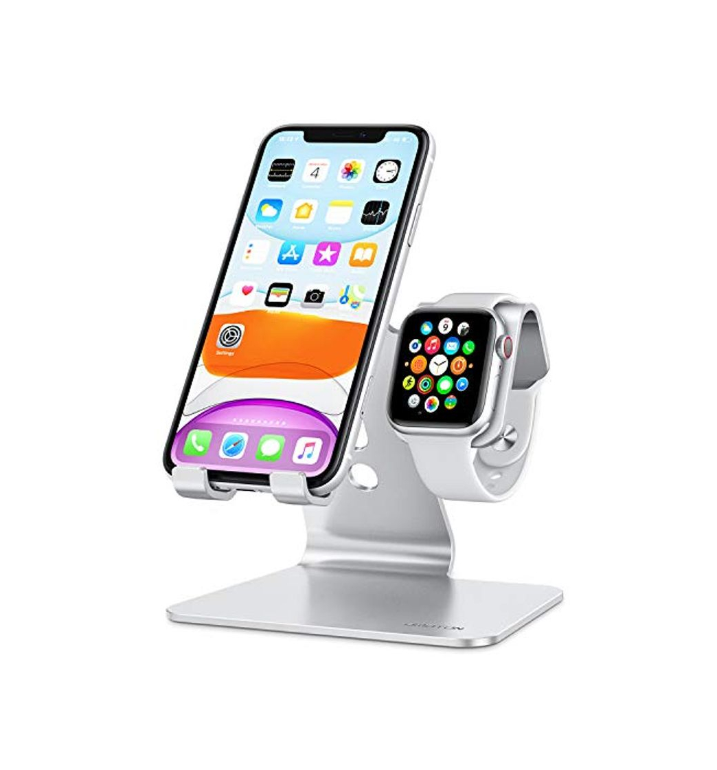 Products OMOTON 2 en 1 Soporte para iPhone y Apple Watch, Teléfono Móvil