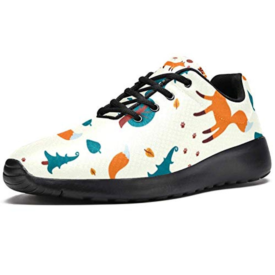 Moda TIZORAX Zapatillas de correr para hombre Sly Foxes y Tree Leave Champiñón