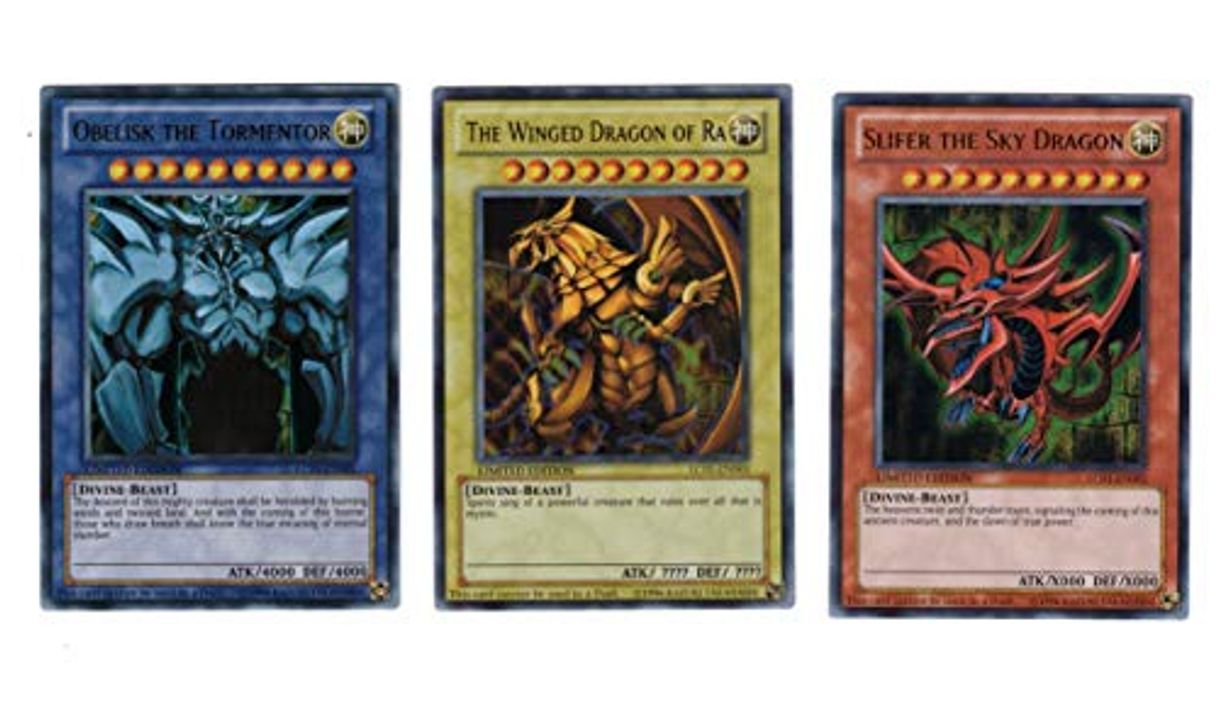 Producto YuGiOh Legendary Collection Ultra Rare God Card Set of 3 Egyptian God