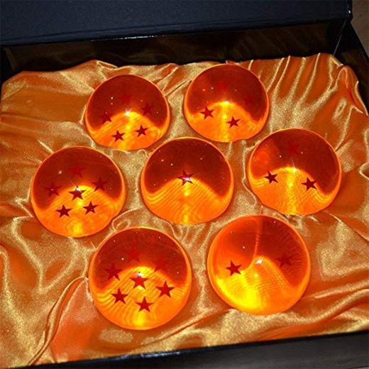 Eidoct - Juego de 7 bolas de cristal de resina acrílica de