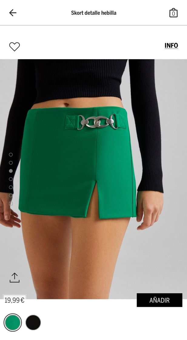 Moda Skort verde casi maravilloso