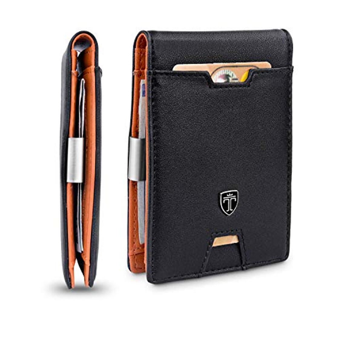 Fashion TRAVANDO Cartera con Pinza para Billetes "LONDON" Bloqueo RFID