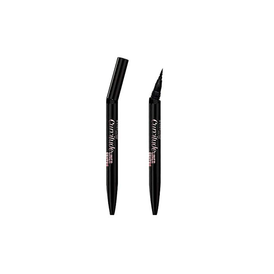 Belleza MAYBELLINE Curvitude New York Eye Liner Punta de fieltro extra fina 0.2