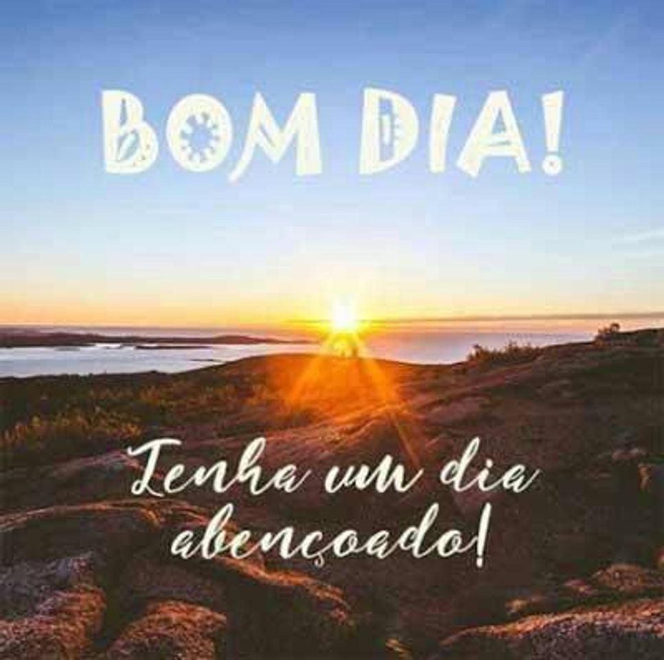 Bom dia 🙏