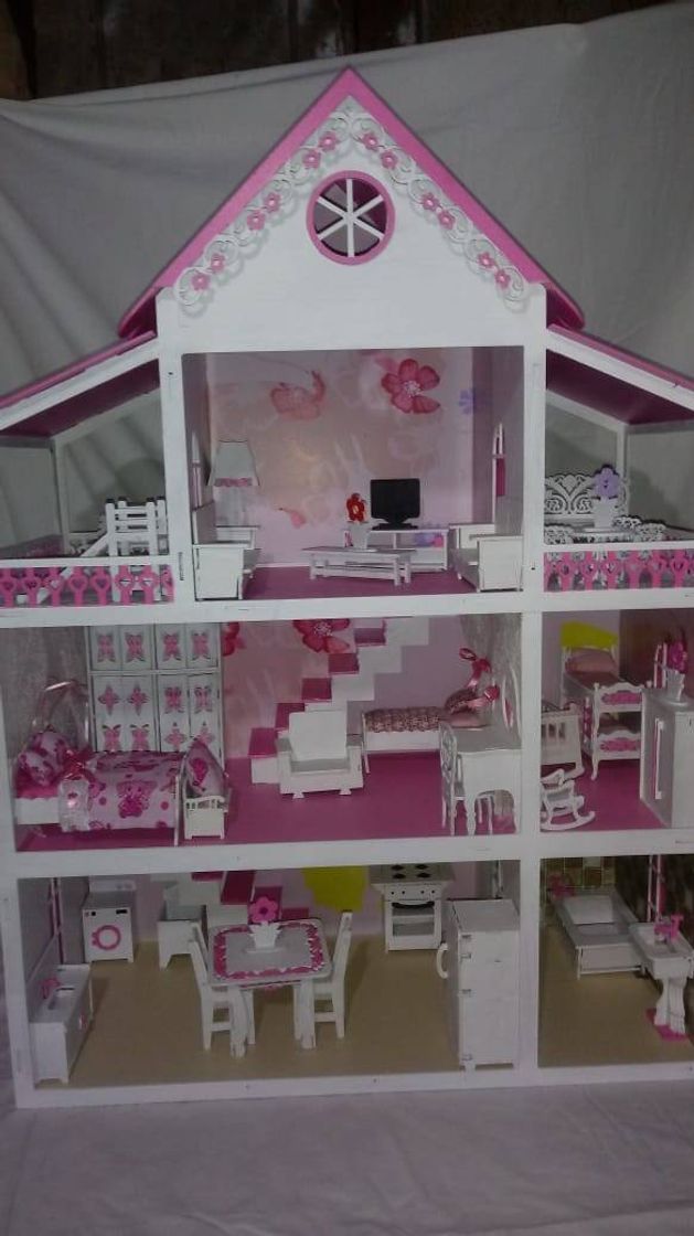 Moda Casinha de boneca mdf