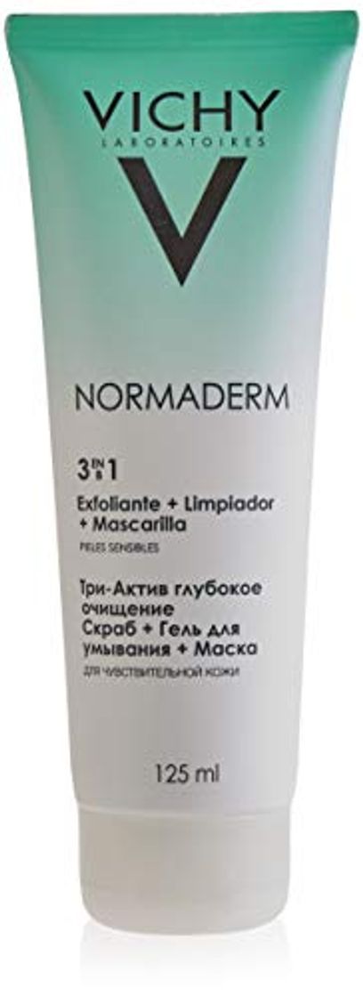 VICHY Normaderm 3 en 1 Exfoliante+Limpiador+Mascarilla 125 ml
