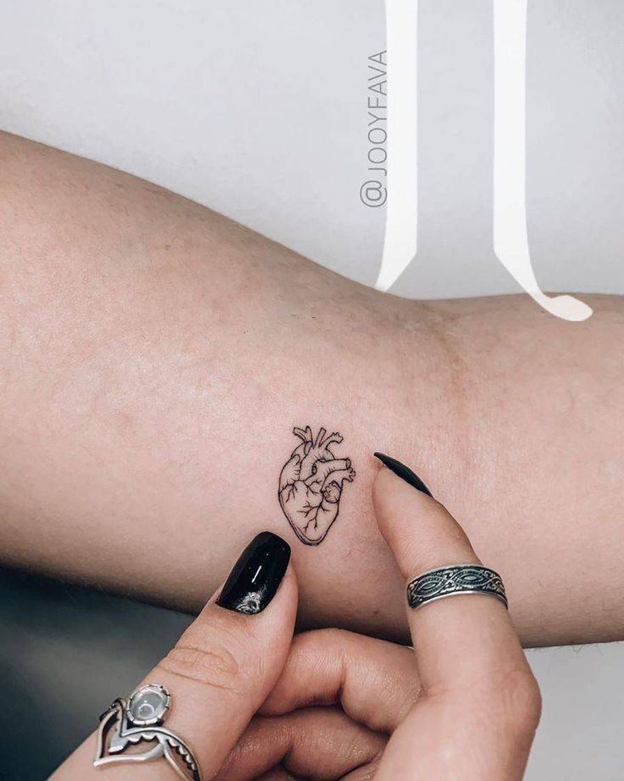 Moda Tatuagem mini coração