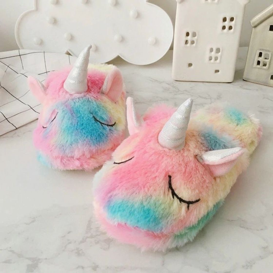 Moda pantufas unicorn 🦄 