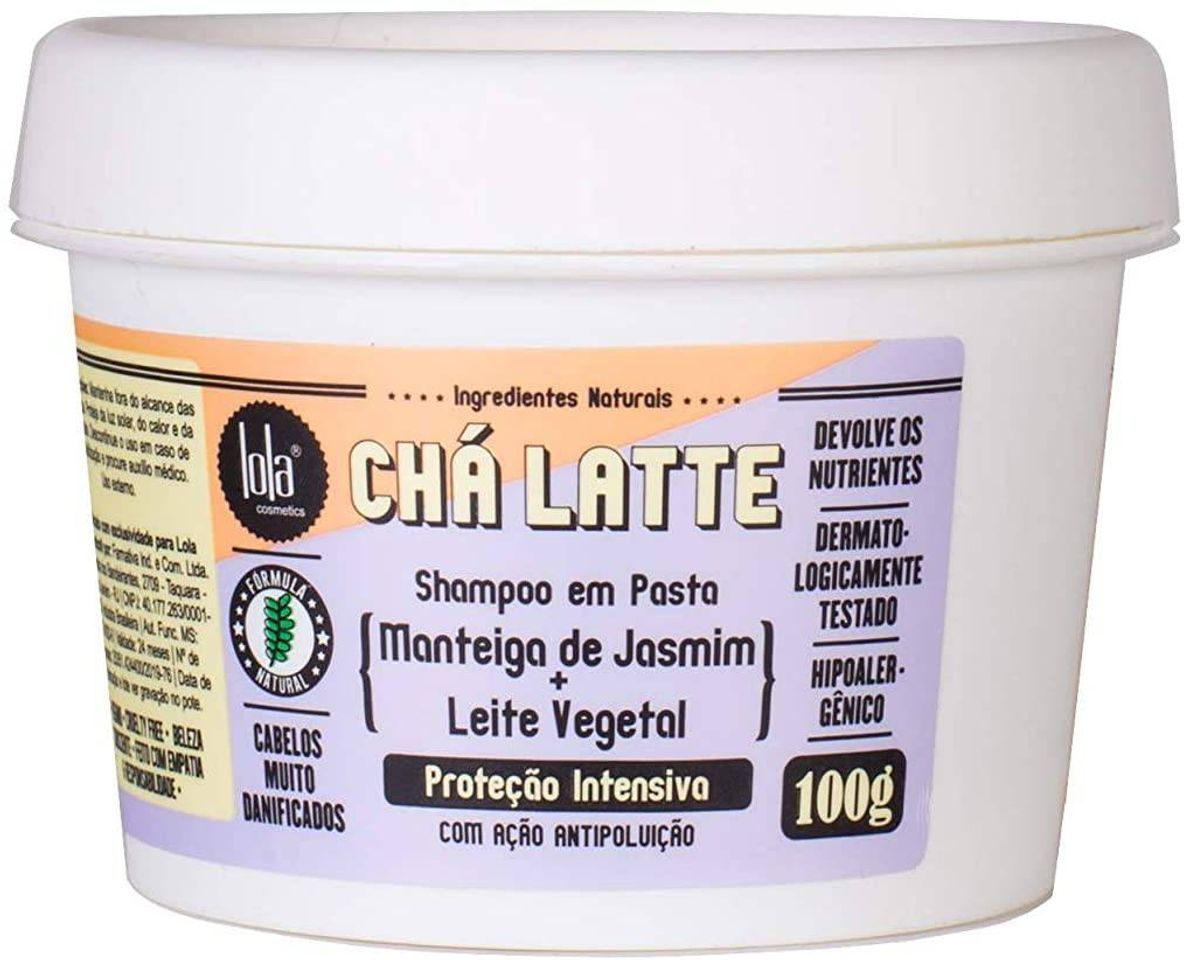 Moda Shampoo em Pasta - Chá Latte - Jasmim e Leite Vegetal, Lola 