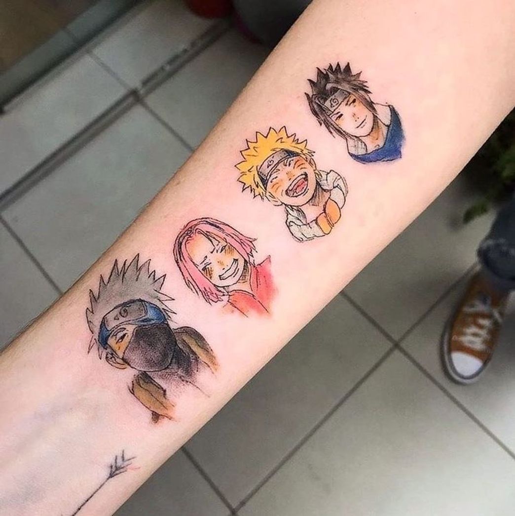 Moda Ideias de tatuagem anime