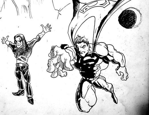 O corvo & Superman