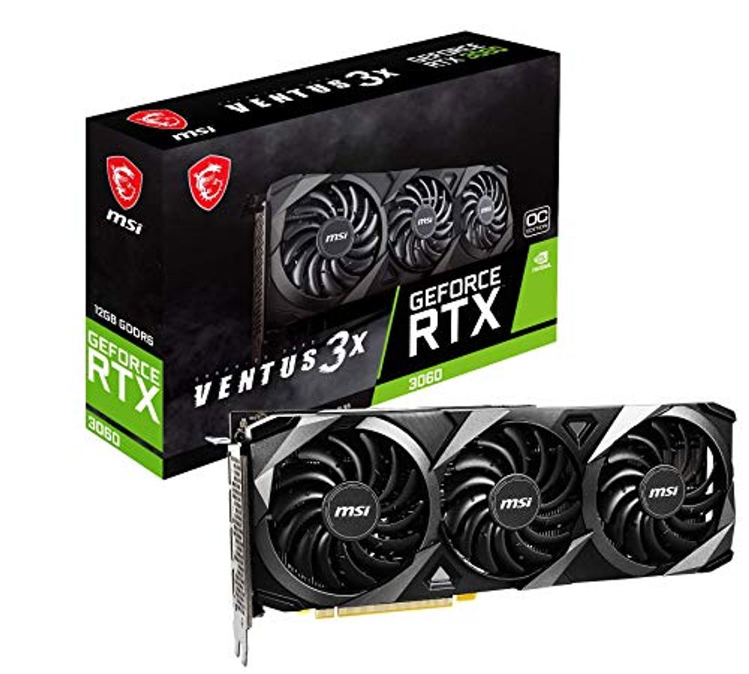 Social GeForce RTX 3060 Ventus 3X 12G OC - Tarjeta Gráfica Enthusiast Gaming
