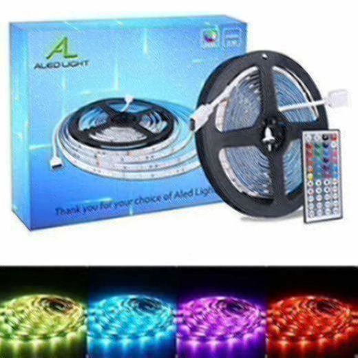 ALED LIGHT Tiras LED 5050 RGB 5m de Longitud 150 LED Multicolor