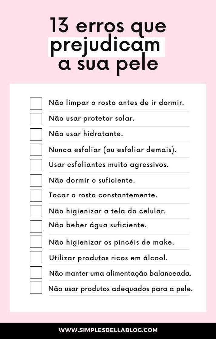 Moda Cuidados com a pele 💆‍♀️