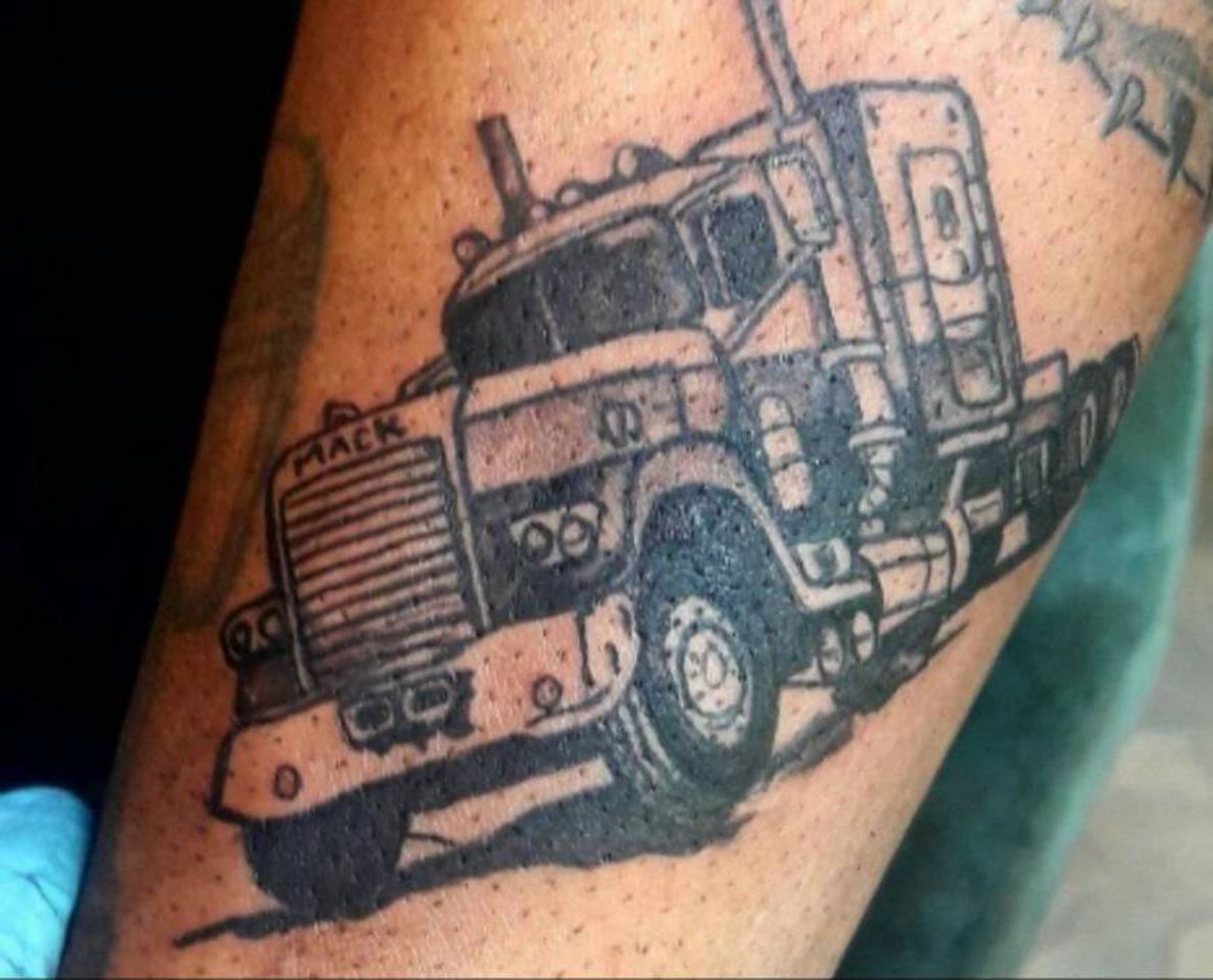 Moda Tatuaje original  de camion