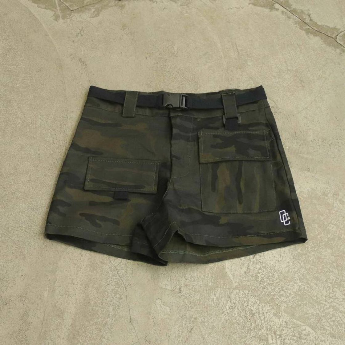 Fashion SHORTS OVERCOME FEMININO CARGO "LOGO" CAMO

