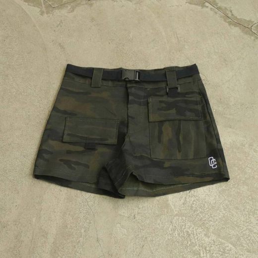 SHORTS OVERCOME FEMININO CARGO "LOGO" CAMO

