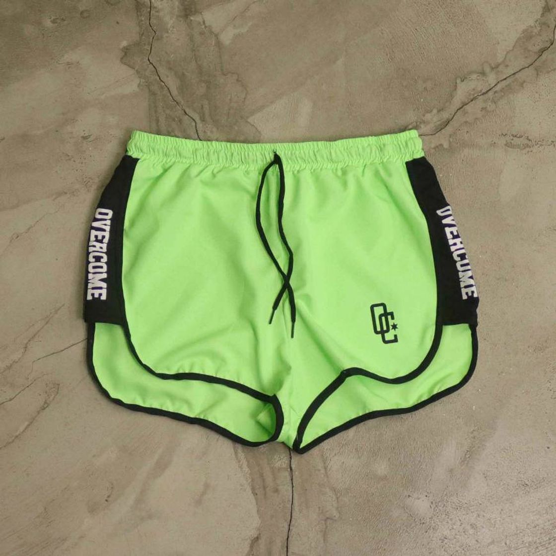 Fashion SHORTS OVERCOME FEMININO "STRIP" VERDE