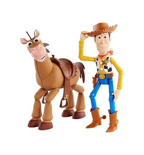 Mattel- Disney Toy Story 4 4-Pack de Aventuras de Woody y Perdigón
