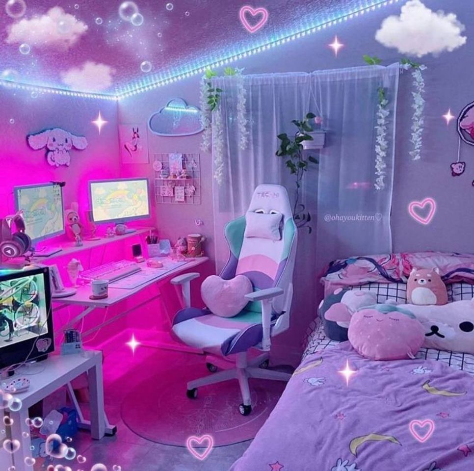 Moda Kawaii Gamer Set Room ❣️