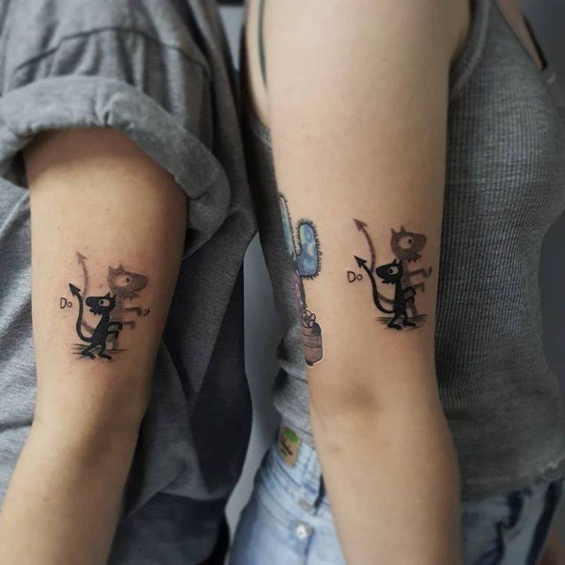 Moda Tatto de amigos