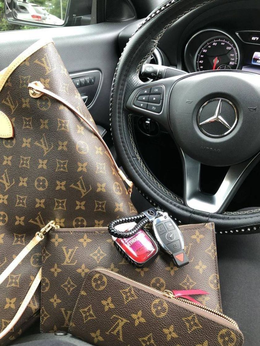 Fashion Louis Vuitton and Mercedez. 🖤