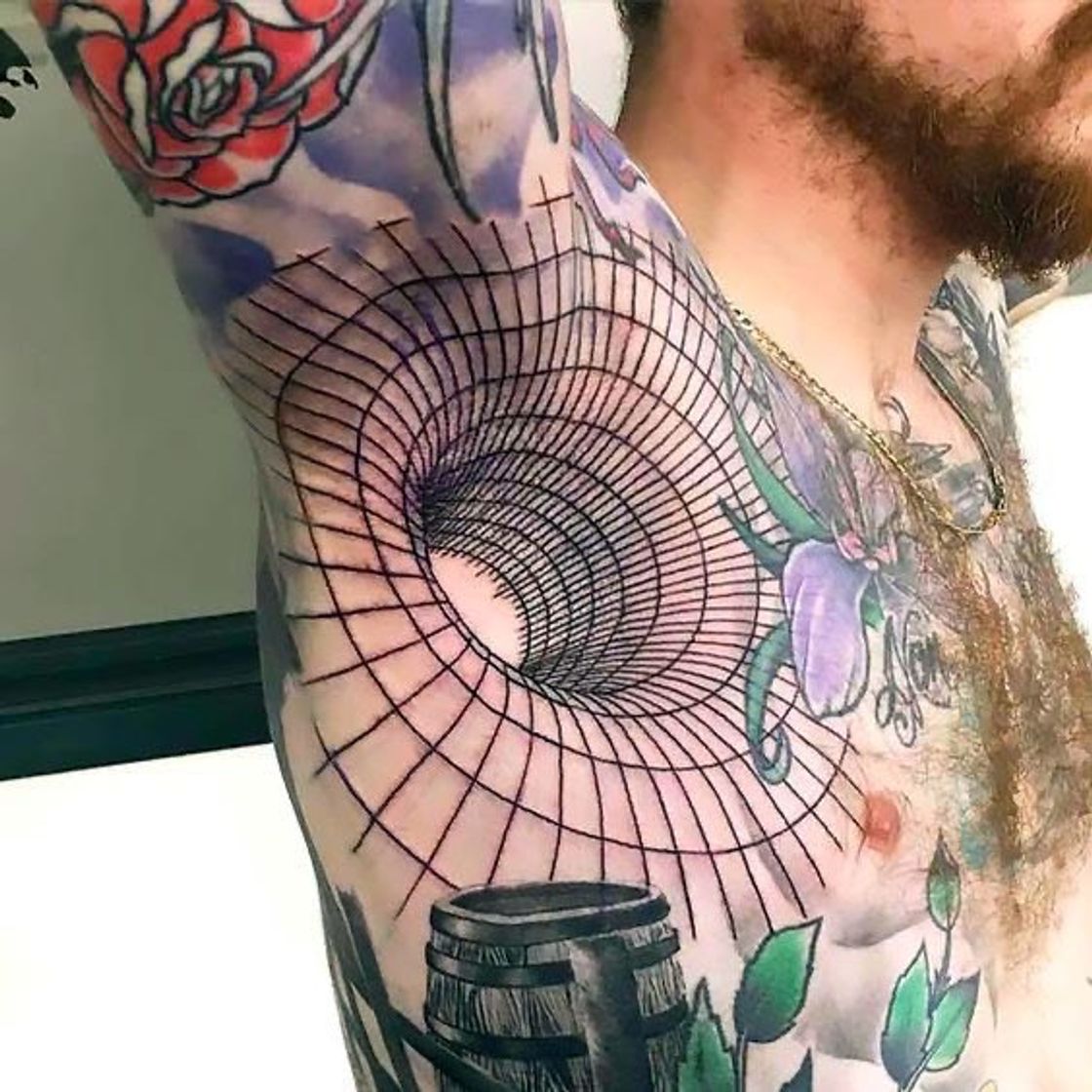 Moda Tatuagem na axila