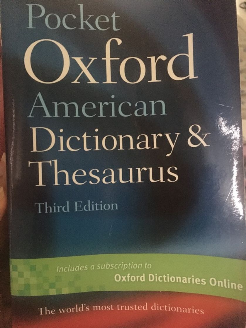 Book Oxford Thesaurus of English