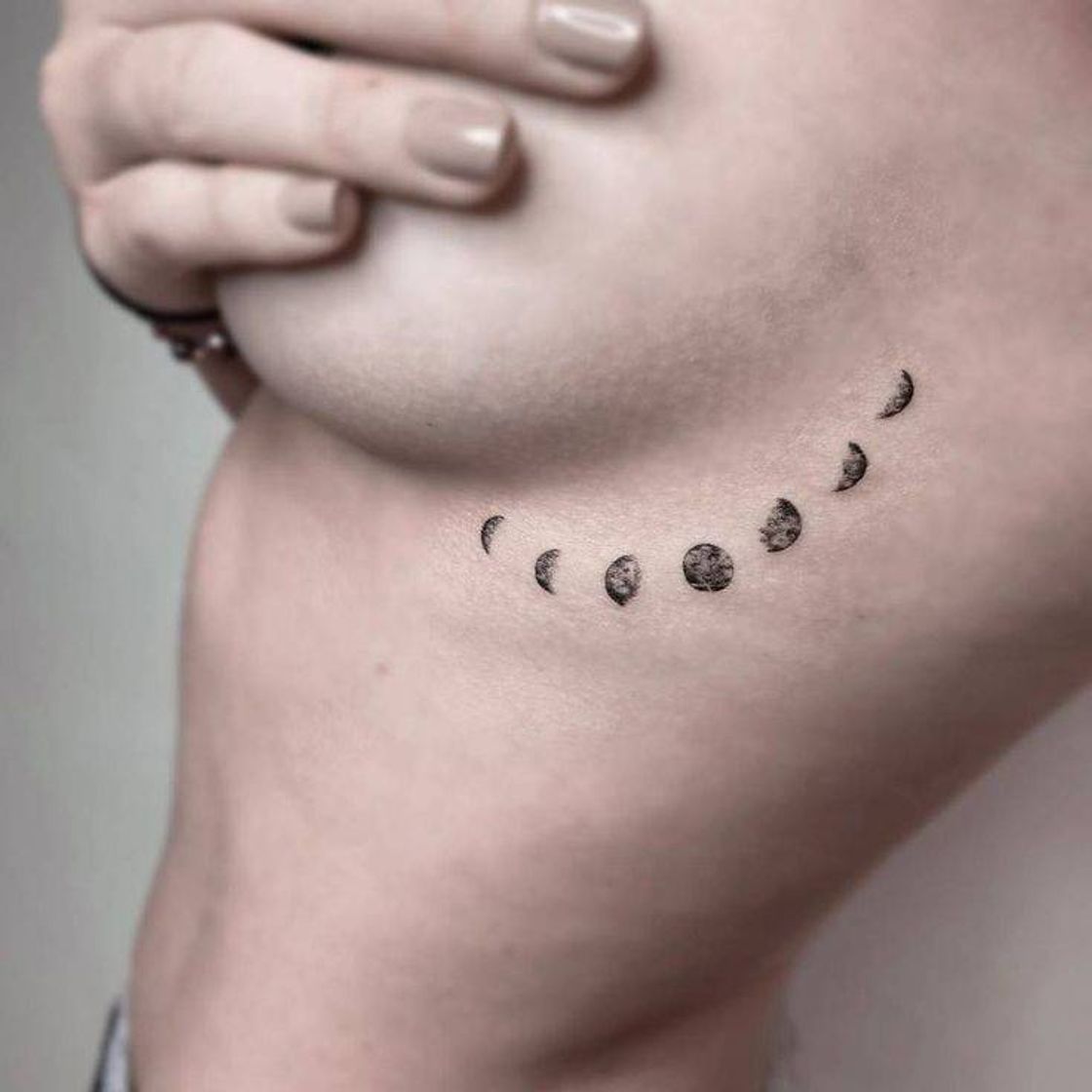 Fashion tatuagem fases da lua