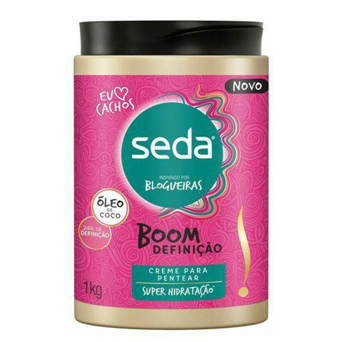 Fashion Creme de Pentear Seda Boom Definição 